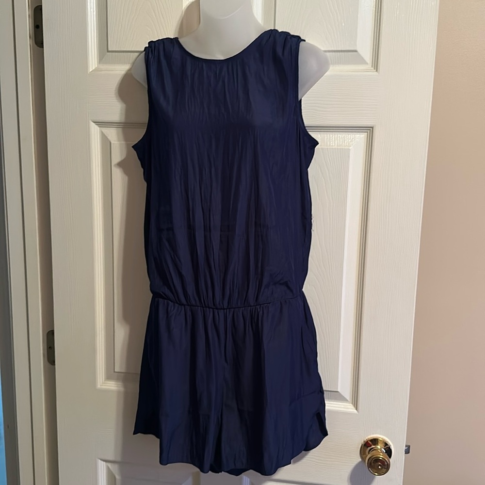 Blue jumper in tall